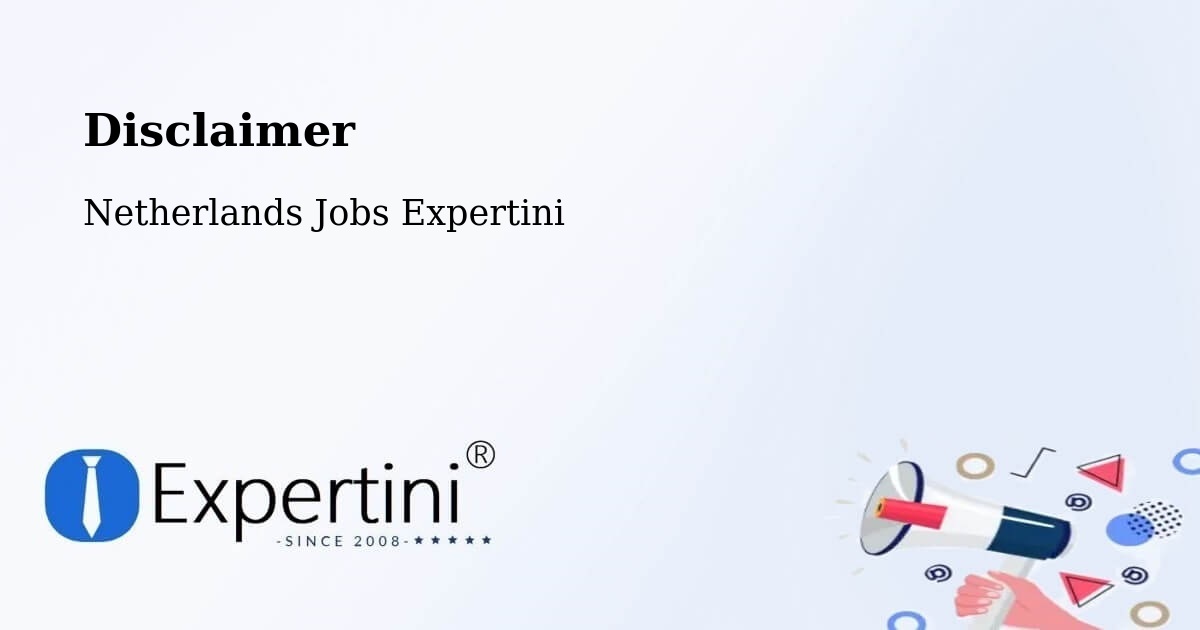 Disclaimer – Appelscha - Netherlands Jobs Expertini